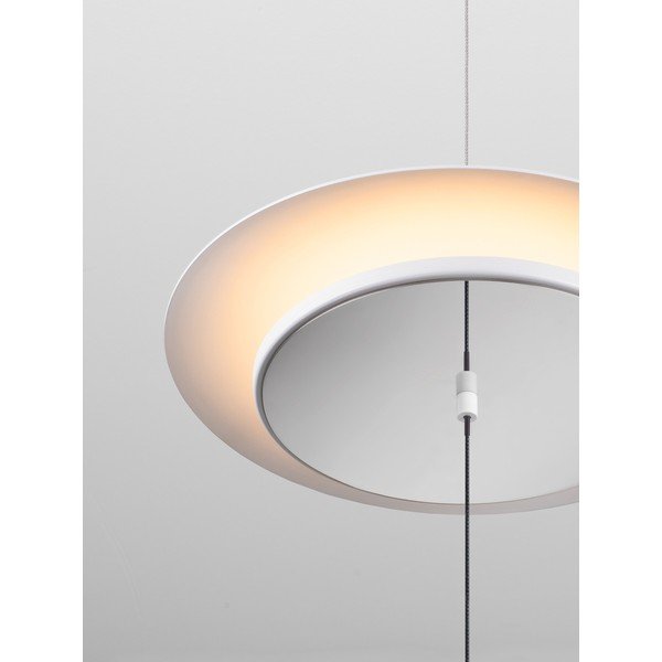 Mat bela aluminijasta LED zatemnitvena stoječa svetilka (višina 370 cm) Olos – Nova Luce-image-3