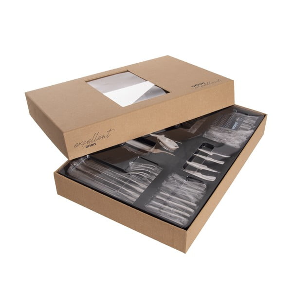 Pribor iz nerjavečega jekla v srebrni barvi 24 ks Mirror – Orion-image-4