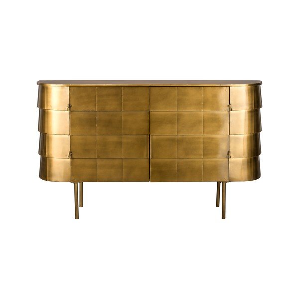 Kovinska komoda v zlati barvi 117x70x26 cm Hanna – Dutchbone