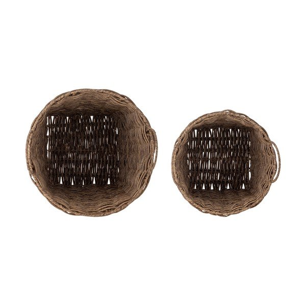 Okrasni cvetlični lonci v kompletu 2 ks iz umetnega ratana ø 35 cm Cestina – Bloomingville-image-4