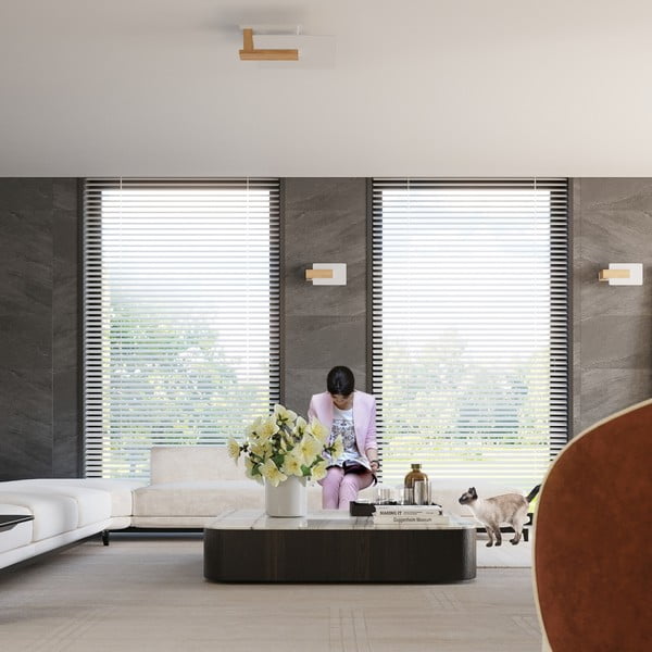 Stropna svetilka v naravni barvi s steklenim senčnikom 40x47.5 cm Parola – Sollux-image-4