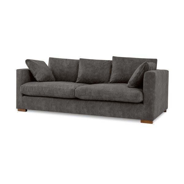 Antracitno siva sedežna garnitura 220 cm Comfy – Scandic-image-2