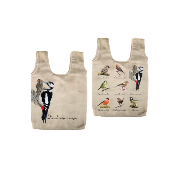 Zložljiva vrečka s ptičjim potiskom Esschert Design Fly-image-2