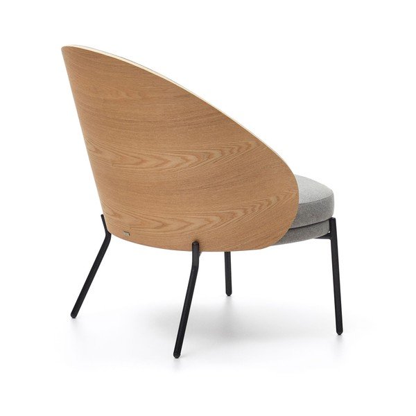 Siv/naraven fotelj Eamy – Kave Home-image-4