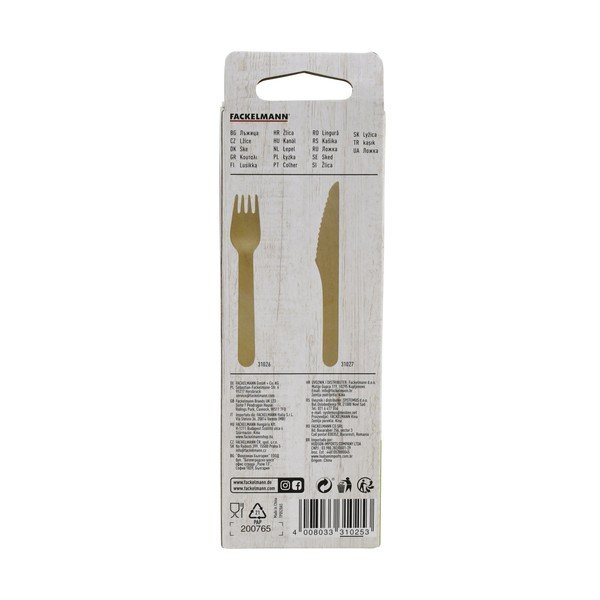 Komplet 30 lesenih žlic Fackelmann Nature-image-2