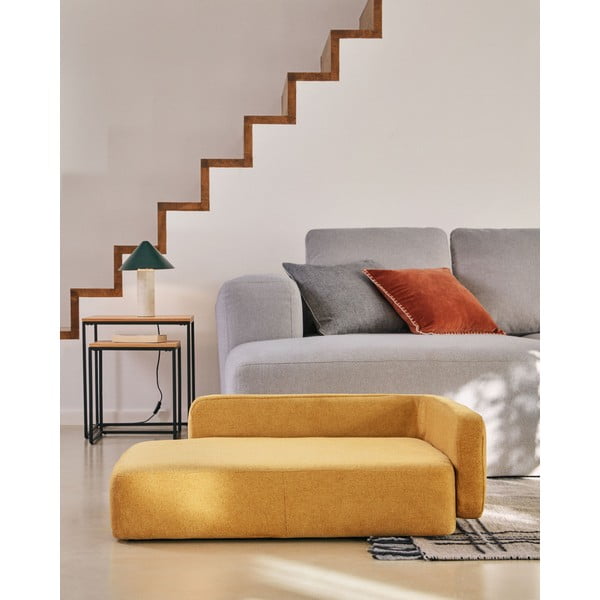 Pasja postelja v gorčični barvi 96x70 cm Bowie - Kave Home-image-4