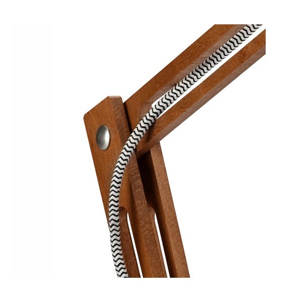 Siva/rjava namizna svetilka s kovinskim senčilom (višina 44 cm) Marcello – LAMKUR-image-4