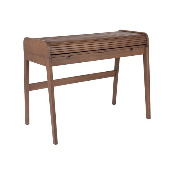 Rjava pisalna miza z izvlečnim vrhom Zuiver Barbier-image-2