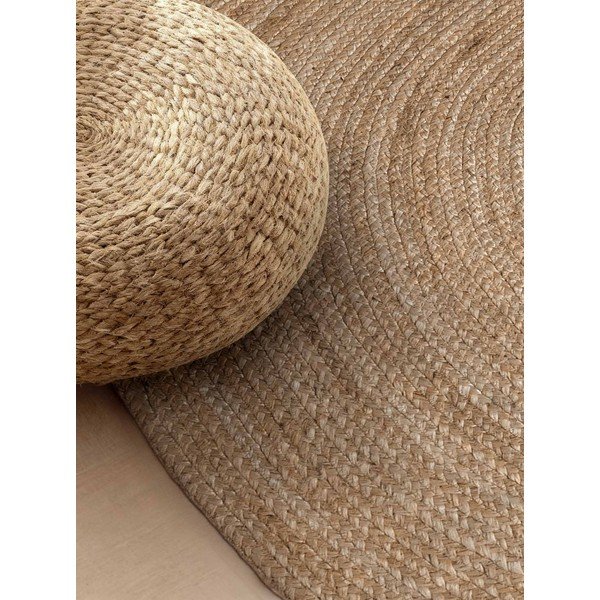 Obojestranska ročno tkana preproga iz jute v temni naravni barvi 160x230 cm Braided – Hanse Home-image-3