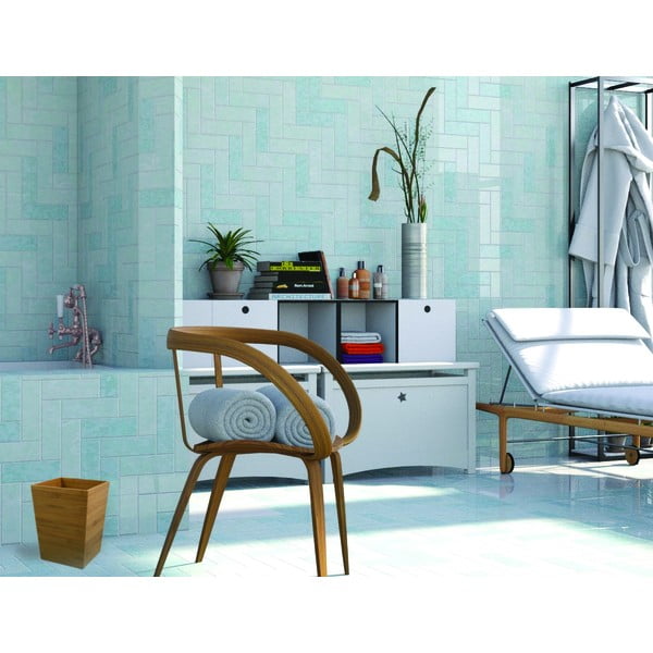 Bambusov koš za smeti v naravni barvi 3 l – MSV-image-1