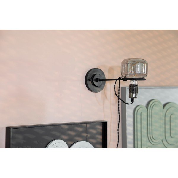 Črna LED stenska svetilka Hazy – Zuiver-image-3