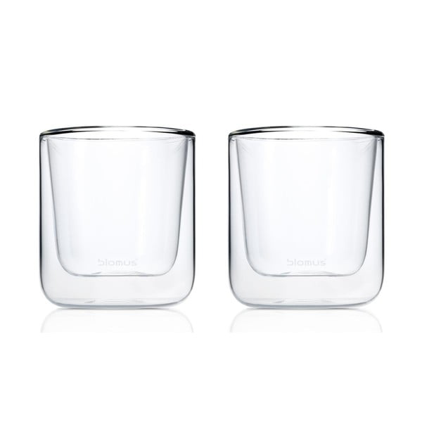 Kozarci z dvojno steno v kompletu 2 ks 200 ml Nero – Blomus
