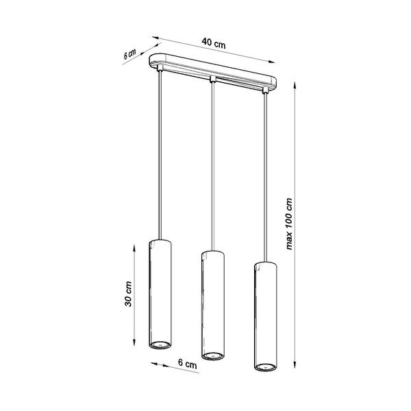 Viseča svetilka Sollux Bakari, dolžina 40 cm-image-4
