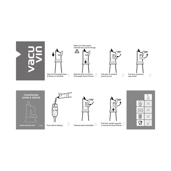 Zamašek za penino iz nerjavečega jekla – VacuVin-image-4