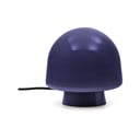 Temno modra namizna svetilka s steklenim senčilom (višina 20 cm) Reig – Kave Home