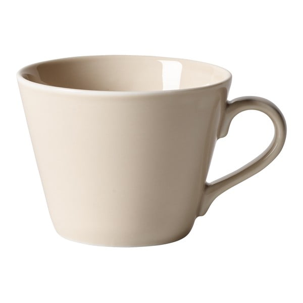 Krem bež porcelanasta skodelica za kavo Villeroy & Boch Like Organic, 270 ml