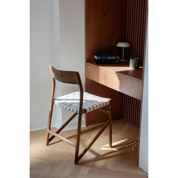 Bel/rjav jedilni stol Fawn – Gazzda-image-1