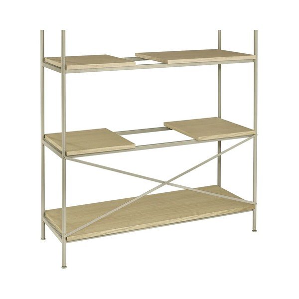 Regal v hrastovem dekorju v naravni barvi 105x170x40 cm Sukoya – Blomus-image-3