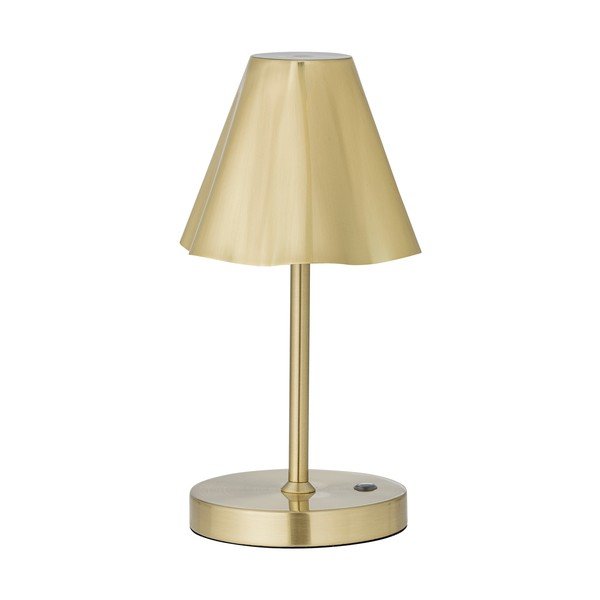 Medeninasta LED namizna svetilka s kovinskim senčilom (višina 28 cm) Lianna – Bloomingville