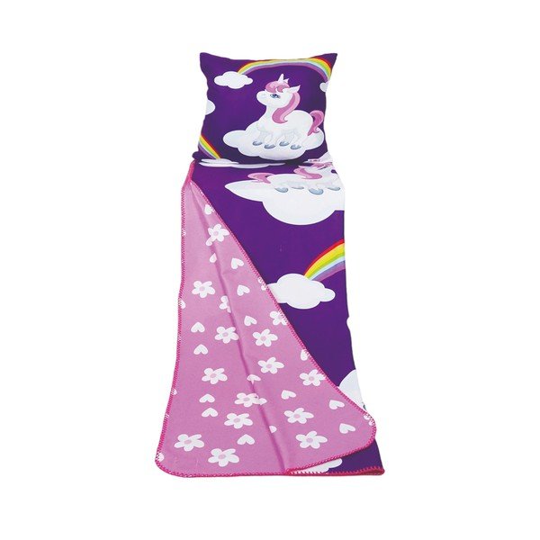 Rožnata/vijolična otroška odeja 85x125 cm – OYO kids