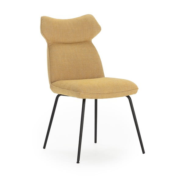 Gorčično rumeni jedilni stoli v kompletu 2 ks Dara – Marckeric