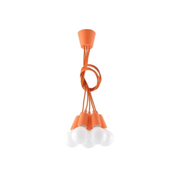 Oranžna viseča svetilka ø 25 cm Rene – Nice Lamps