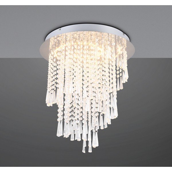 LED stropna svetilka v srebrni barvi ø 45 cm Pomp – Reality-image-1