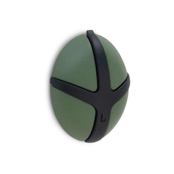 Temno zelen stenski obešalnik Tick – Spinder Design