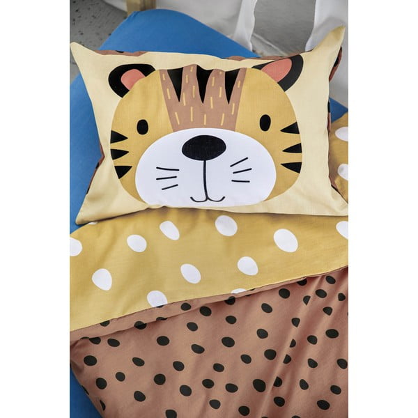 Otroška bombažna posteljnina Bonami Selection Tiger, 140 x 200 cm-image-4