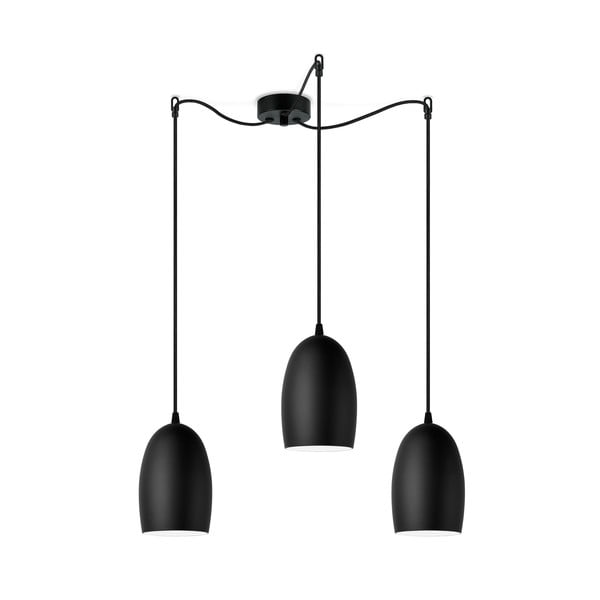 Črna viseča svetilka Sotto Luce UME Matte, ⌀ 14 cm