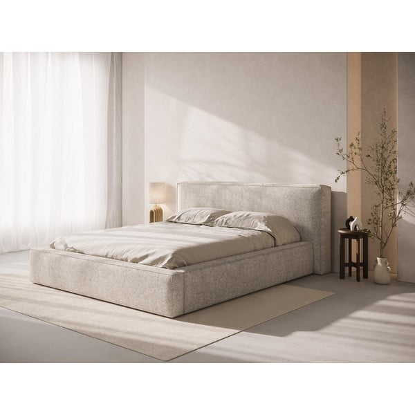 Bež oblazinjeno vzglavje 229x100 cm Olivia – Micadoni -image-1