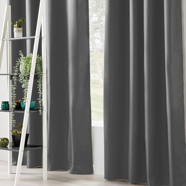 Antracitno siva izolacijska zavesa 140x260 cm Icemount – douceur d'intérieur-image-4