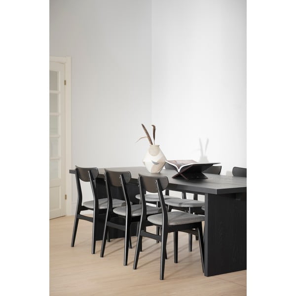 Črni jedilni stoli v kompletu 2 kos Rodham - Rowico-image-2