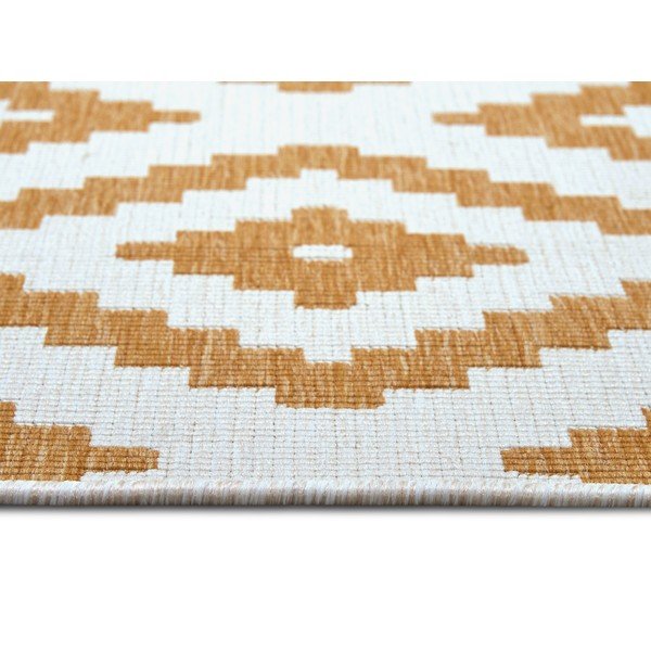 Oker/bela zunanja preproga 120x170 cm Malta – NORTHRUGS-image-3