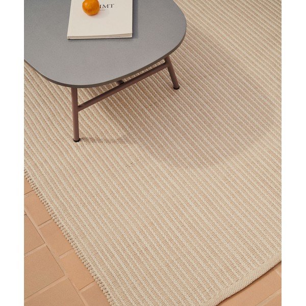Bež notranja in zunanja preproga 160x230 cm Canyet – Kave Home-image-2