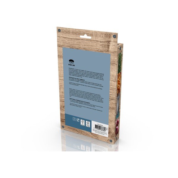 Komplet nožev za zrezke 8 ks iz nerjavečega jekla v srebrni barvi/v naravni barvi – Holm-image-4