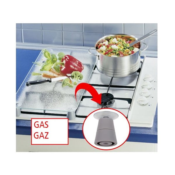 Komplet 2 steklenih pokrovov za kuhalno ploščo Wenko Caprese, 52 x 30 cm-image-2