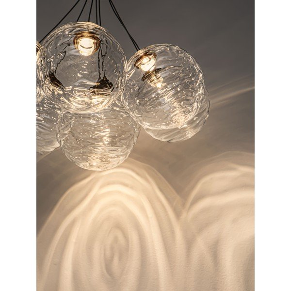 Medeninasta steklena LED zatemnitvena viseča svetilka ø 42 cm Blazik – Nova Luce-image-1