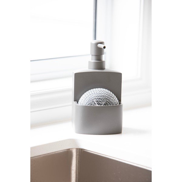 Siv dozirnik za milo iz poliresina 250 ml Essentials – Ladelle-image-1