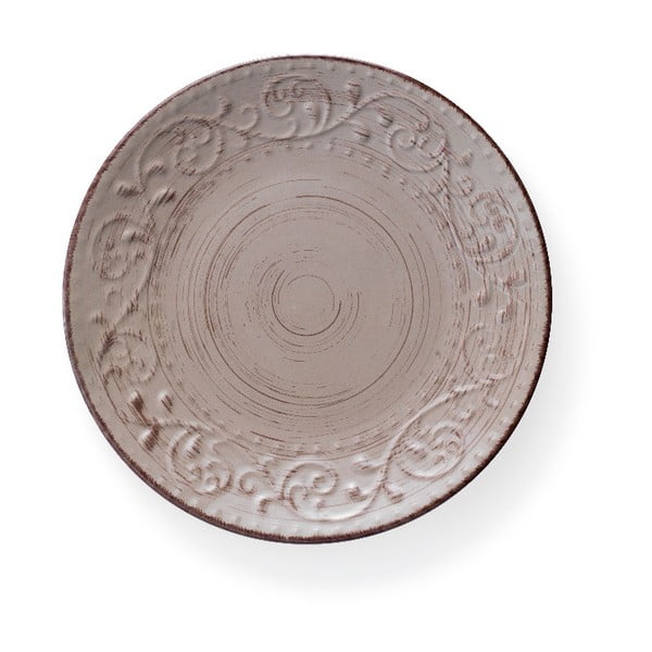 Peščeno rjava Brandani Serendipity lončeni krožnik, ⌀ 27,5 cm