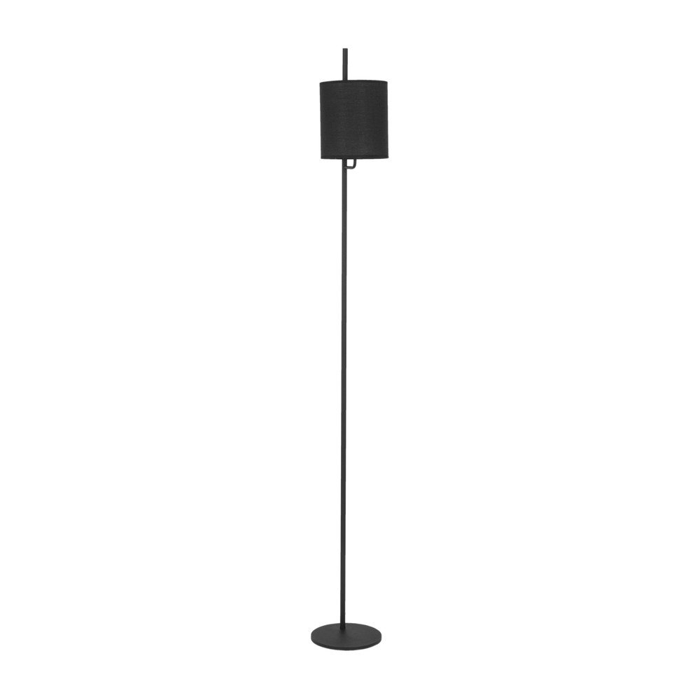 Črna kovinska stoječa svetilka (višina 176 cm) Yama