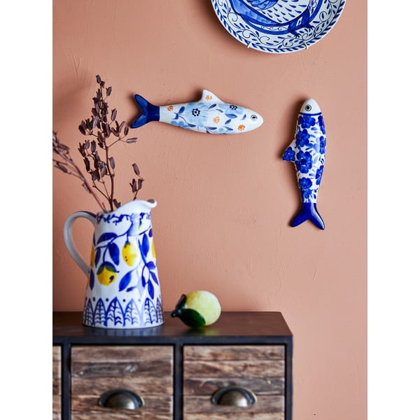 Lončena stenska dekoracija 26x9 cm Dunne – Bloomingville-image-1