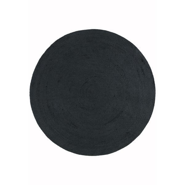 Črna preproga Asiatic Carpets Nico, ø 200 cm