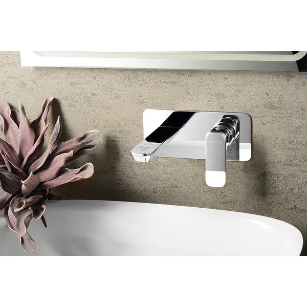 Mat črna vgrajena armatura za umivalnik (1 izhod) Spy – Sapho-image-1