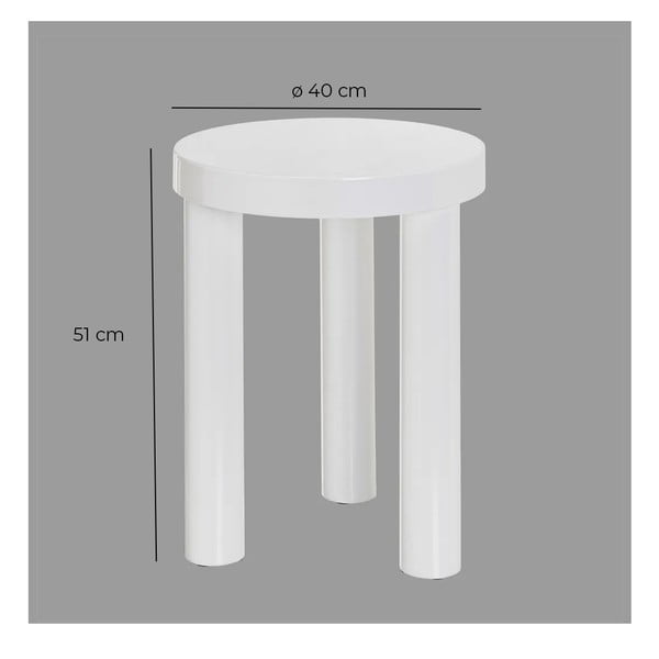 Okrogla stranska mizica ø 40 cm Dórica – Casa Selección-image-3