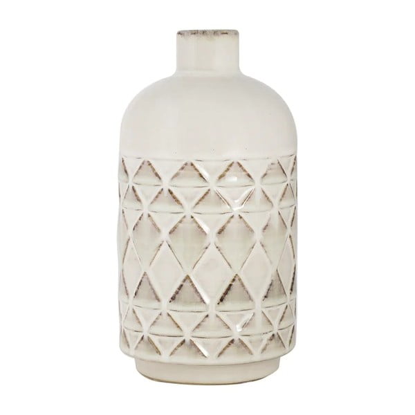 Kremno bela keramična vaza Inlay – Villa Altachiara
