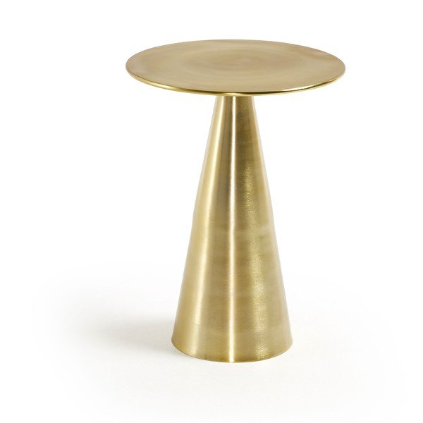 Aluminijasta okrogla stranska mizica ø 39 cm Rhet – Kave Home