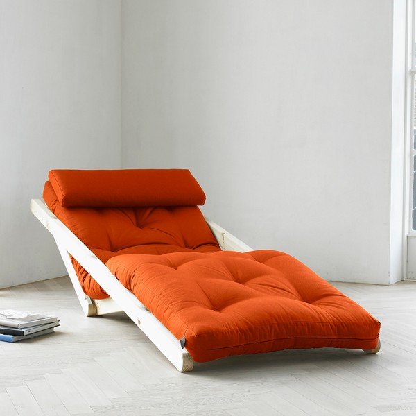 Ležalnik Karup Figo, surov/oranžen, 70 cm-image-1