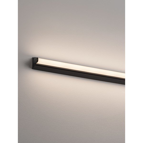 Mat črna aluminijasta LED stenska svetilka Endo – Nova Luce-image-1