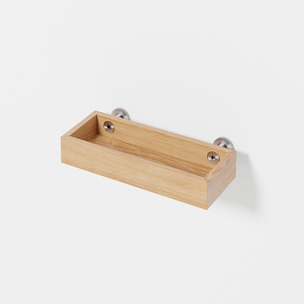 Hrastova stenska polica za kopalnico Wireworks Yoku-image-1